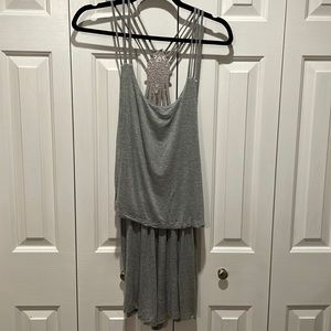 Moral Fiber Gray Romper